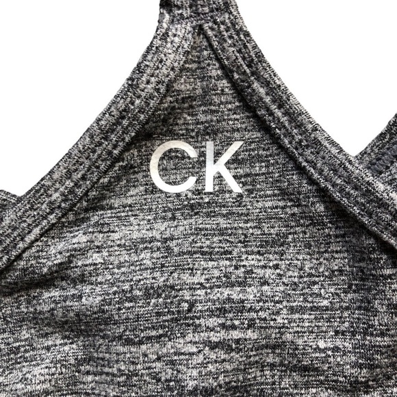Calvin Klein Dress Performance Wicking Racerback Heather Gray Size XL - Picture 5 of 9
